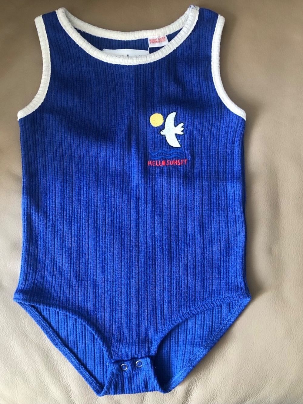 NWT Zara Girl Blue Bodysuit